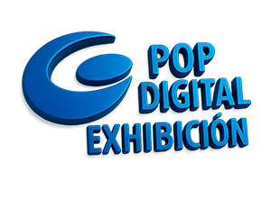 Logo pop digital exhibicion 3d